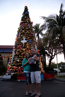 Michelle, Alan & Kai, FIrst Christmas Portrait, Marco Island Florida Photography