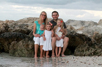 Maniaci Family Beach Photos, Marco Island, Florida, Southbeach, Rock Jetty